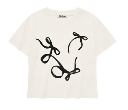 Fallet - Flowing Ribbon Short Sleeve T-Shirt