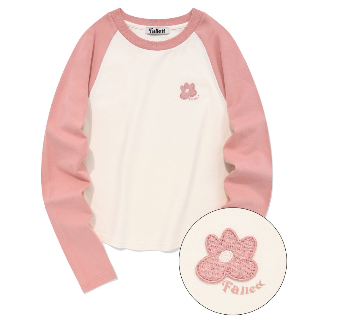 Fallet - Flower Logo Raglan Long Sleeve