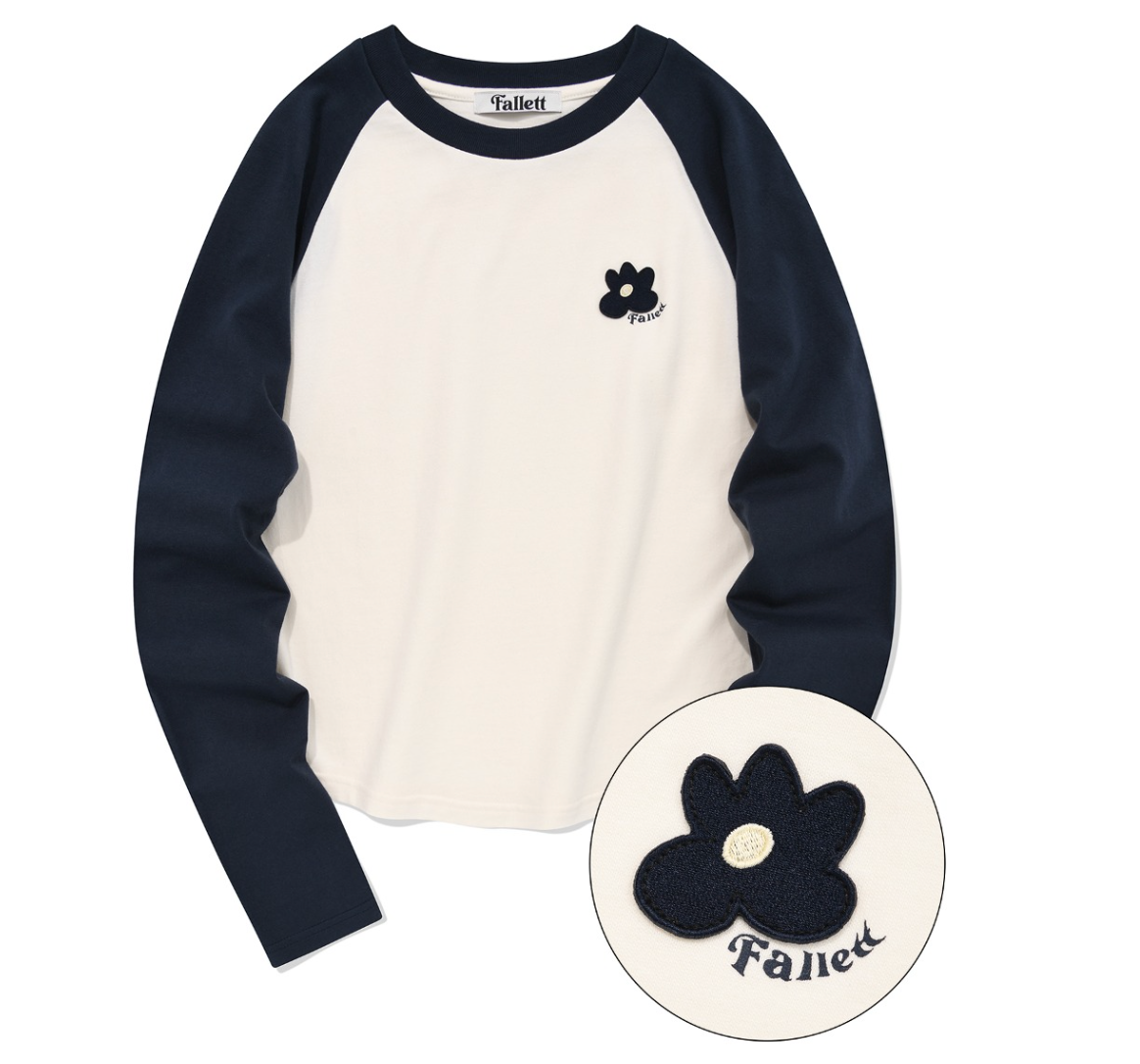 Fallet - Flower Logo Raglan Long Sleeve