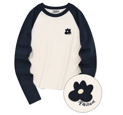 Fallet - Flower Logo Raglan Long Sleeve