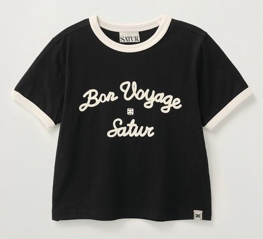 Satur - Bon Voyage Ringer T-Shirt