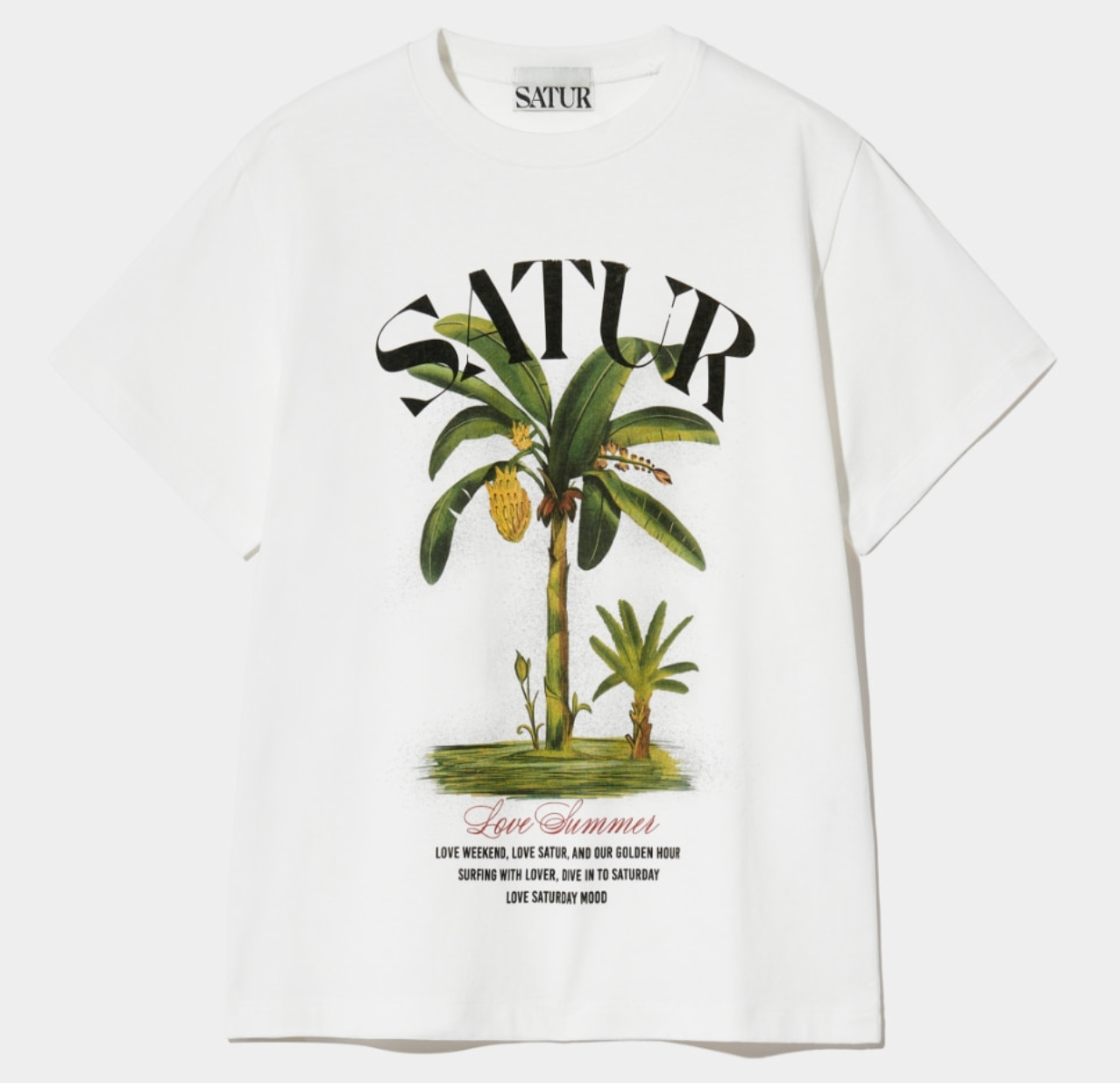 Satur - Banana Tree Graphic T-Shirt