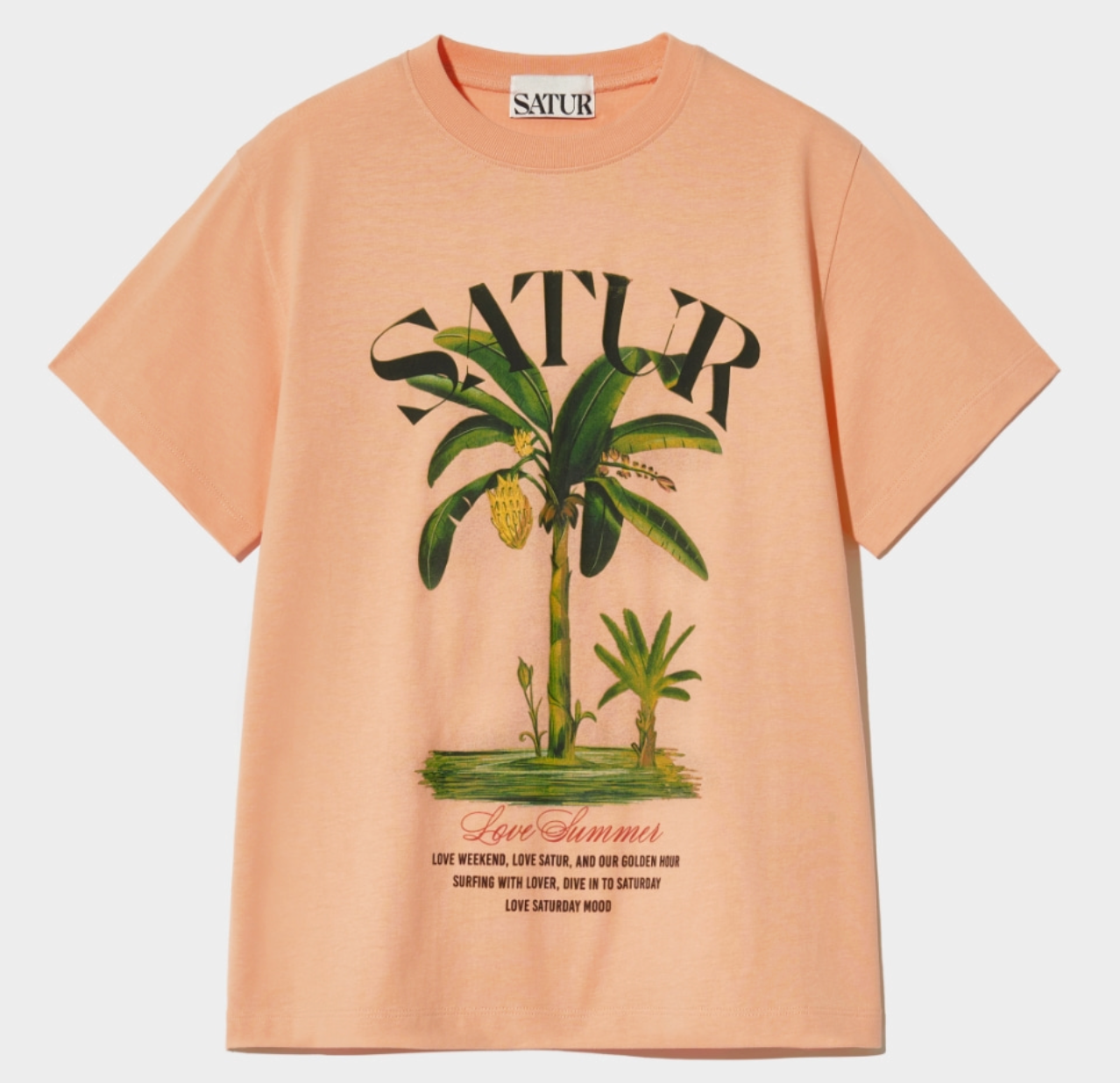 Satur - Banana Tree Graphic T-Shirt