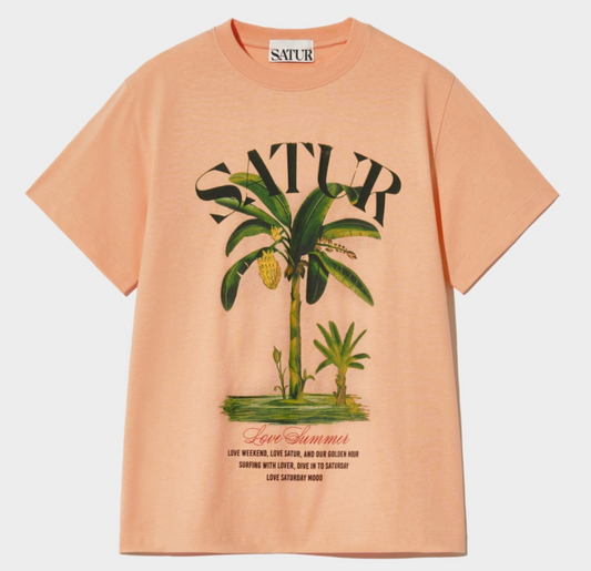 Satur - Banana Tree Graphic T-Shirt