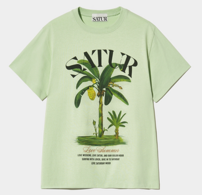 Satur - Banana Tree Graphic T-Shirt