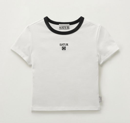 Satur - Apero Crop Ringer T-Shirt