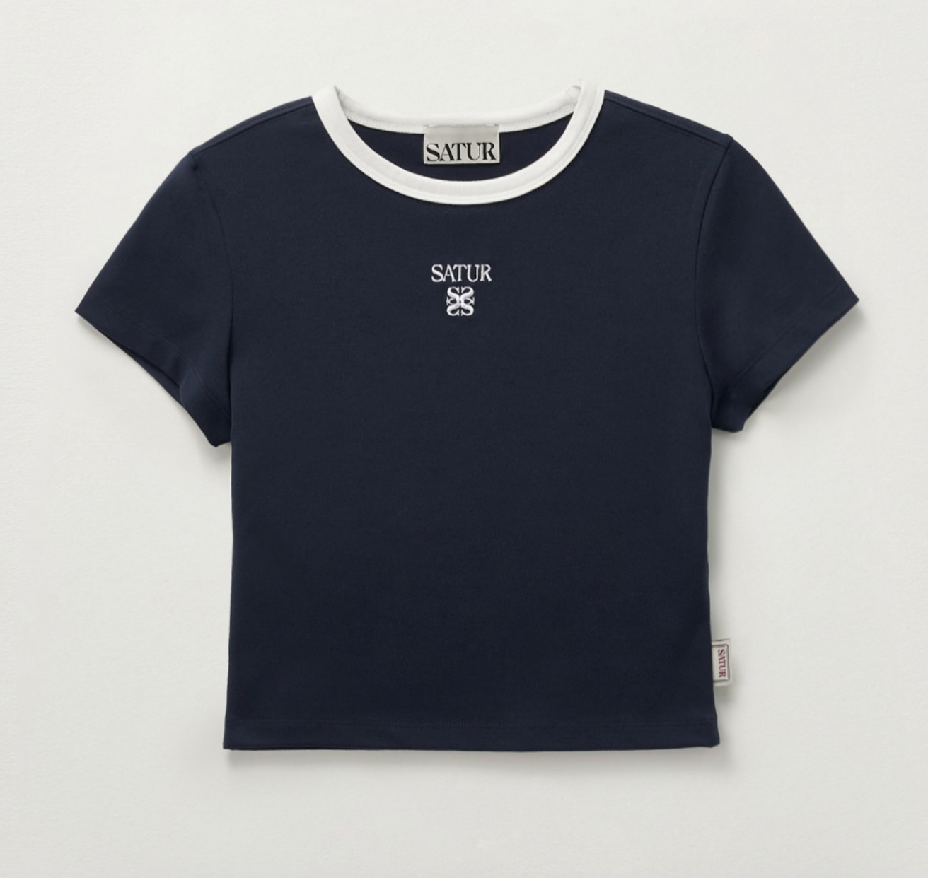 Satur - Apero Crop Ringer T-Shirt
