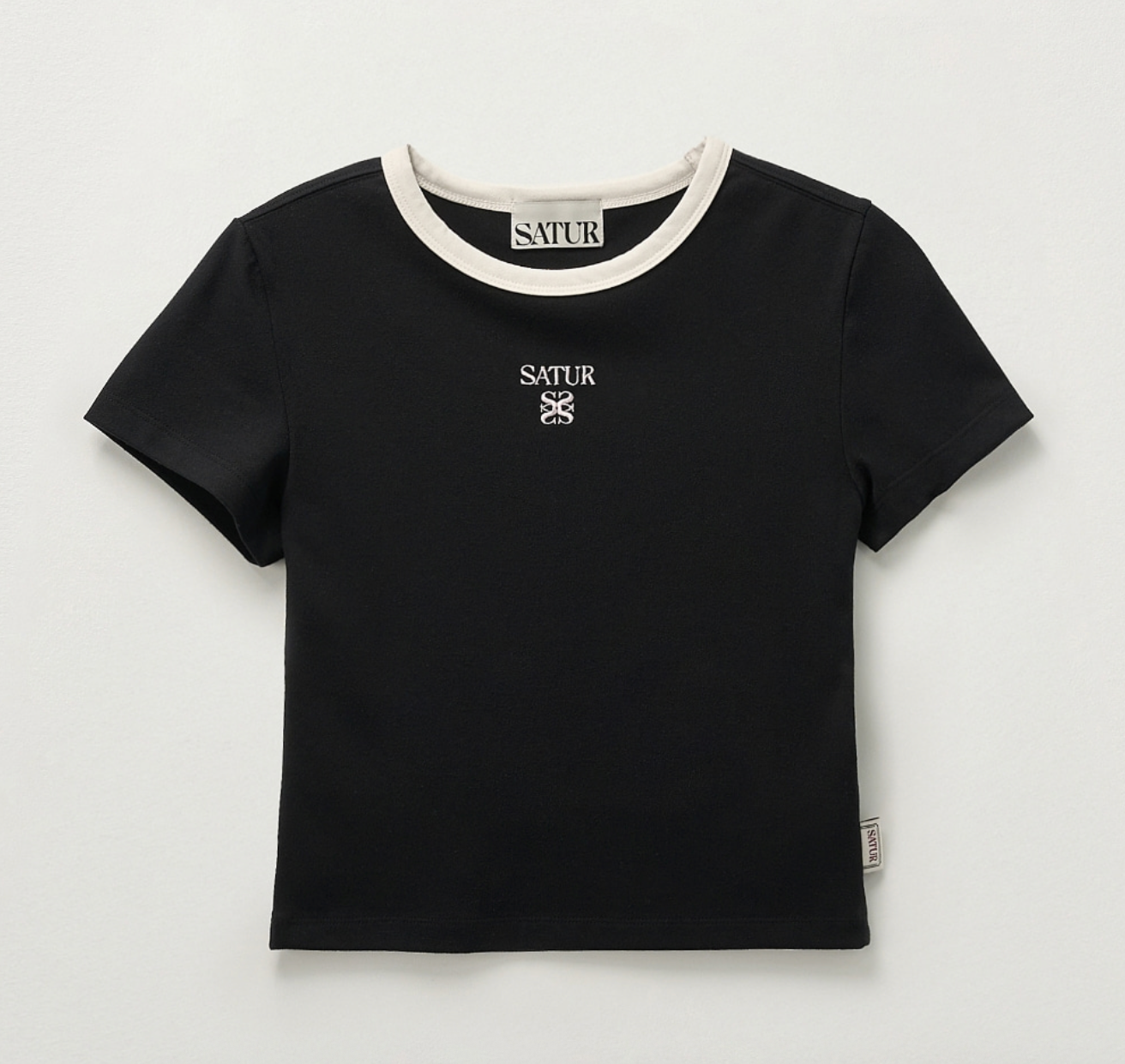 Satur - Apero Crop Ringer T-Shirt