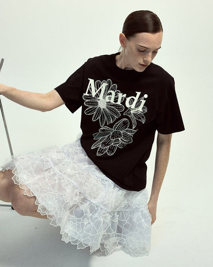 Mardi Mercredi - TShirt Triple Flower