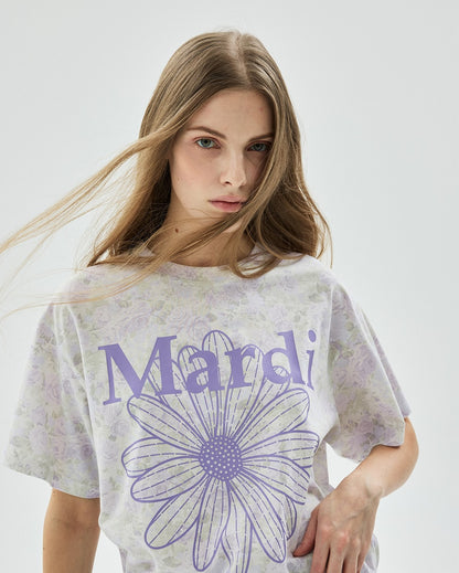 Mardi Mercredi - TShirt Fleur Flowermardi