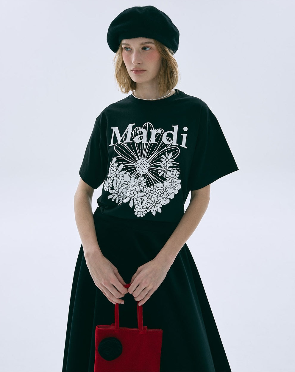 Mardi Mercredi - TShirt Flowermardi Jardin