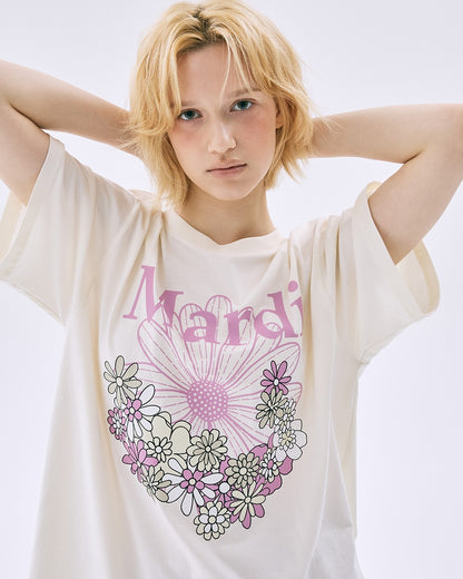 Mardi Mercredi - TShirt Flowermardi Jardin