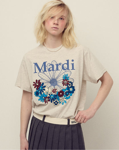 Mardi Mercredi - TShirt Flowermardi Jardin
