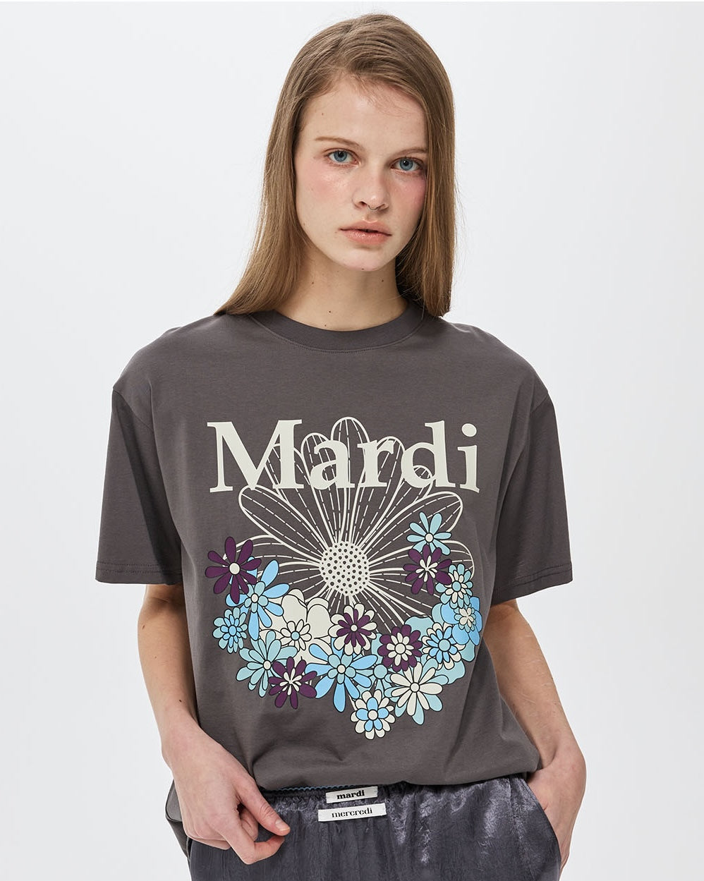 Mardi Mercredi - TShirt Flowermardi Jardin