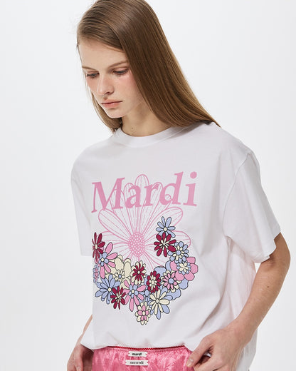 Mardi Mercredi - TShirt Flowermardi Jardin