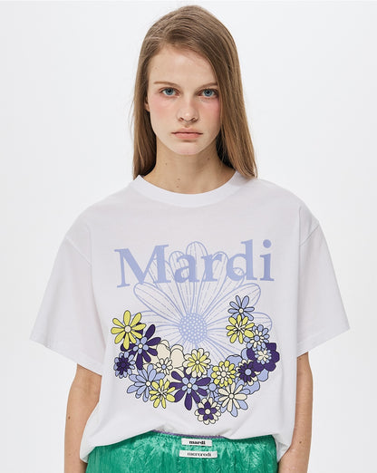 Mardi Mercredi - TShirt Flowermardi Jardin
