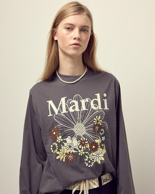 Mardi Mercredi - TShirt Long Sleeve Flowermardi Jardin