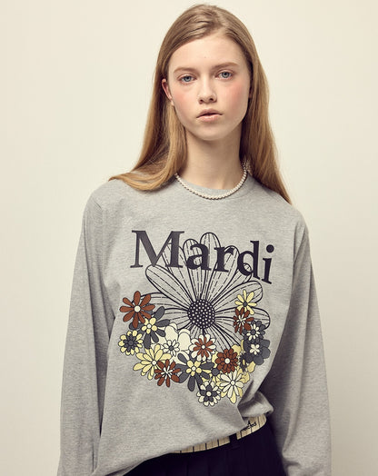 Mardi Mercredi - TShirt Long Sleeve Flowermardi Jardin