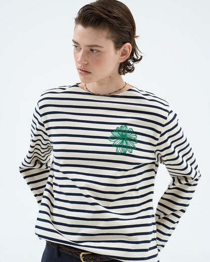 Mardi Mercredi - TShirt Long Sleeve Stripe La Fleur