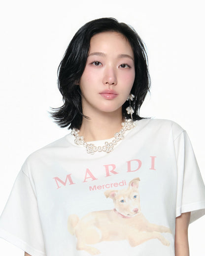 Mardi Mercredi - TShirt Nez Tout Rose 01