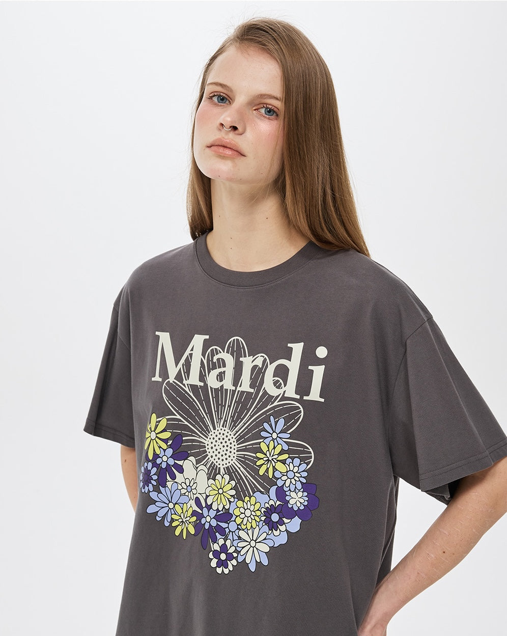 Mardi Mercredi - TShirt Flowermardi Jardin
