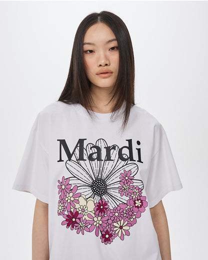 Mardi Mercredi - TShirt Flowermardi Jardin