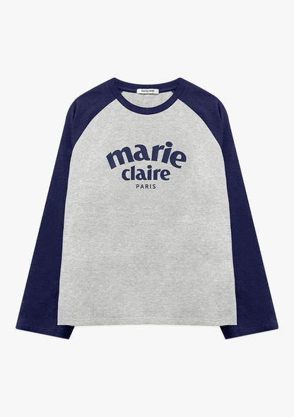 Marie Claire - Arch Logo Raglan Long Sleeve