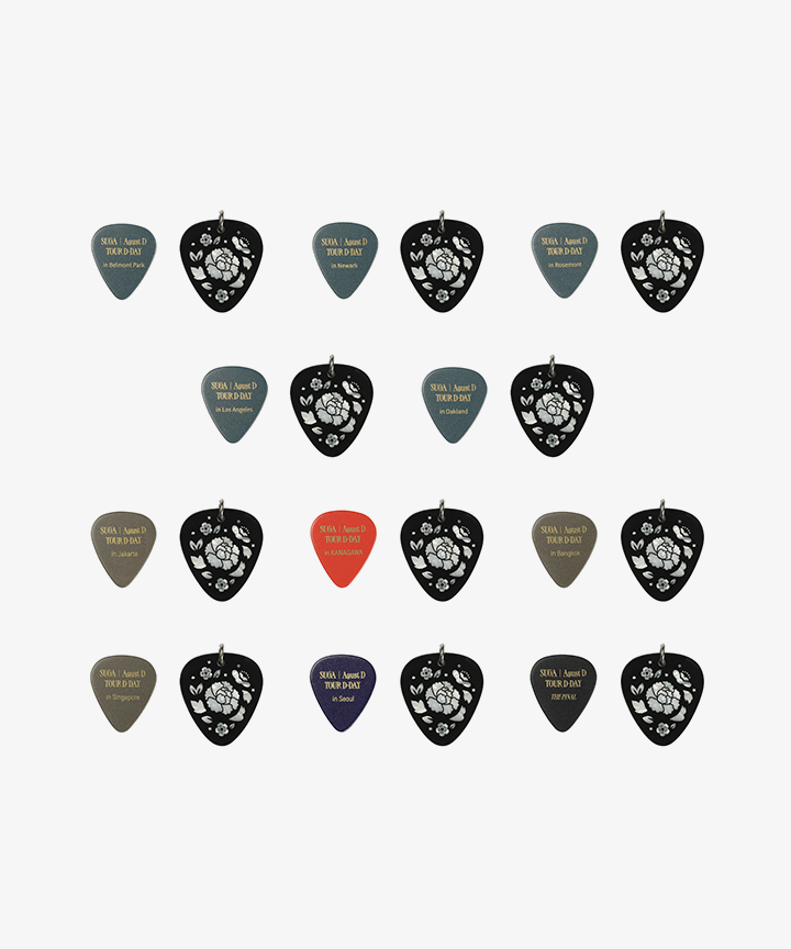 Agust D - D-DAY - Guitar Pick Set