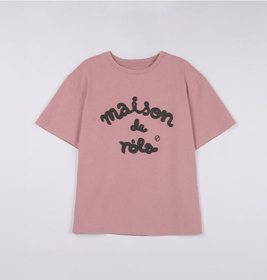 Rolarola - Maison de Rola Embroidery Pigment Loose Fit T-Shirt