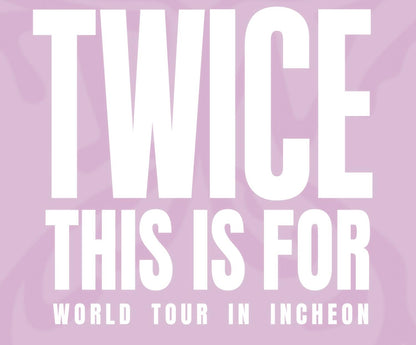 Twice -  This Is For World Tour In Incheon Official Merch