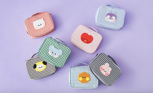 BT21 - Minini - Check Pouch