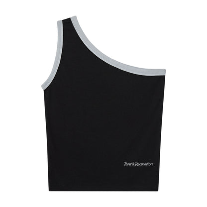 Rest & Recreation - One Shoulder Sleeveless