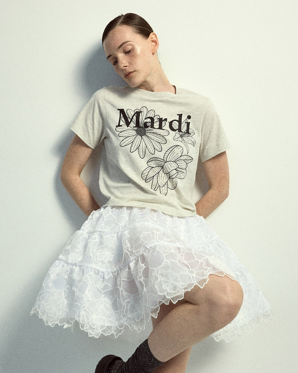 Mardi Mercredi - TShirt Triple Flower