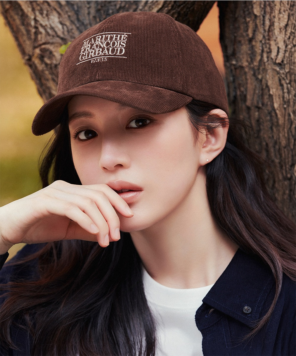 MARITHÉ FRANÇOIS GIRBAUD - Corduroy Small Classic Logo Cap