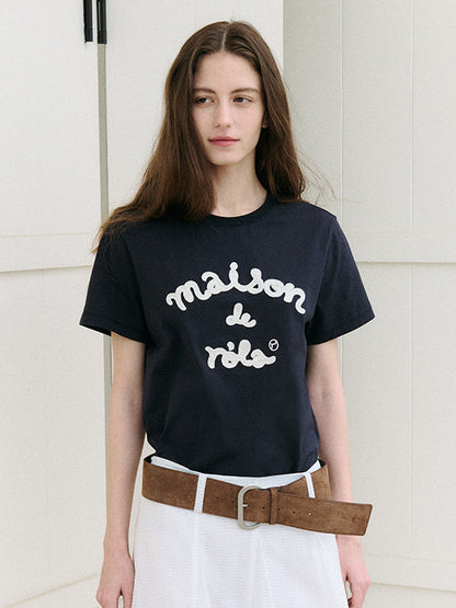 Rolarola - Maison de Rola Embroidery T-Shirt