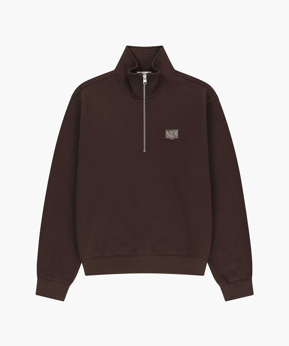 MARITHÉ FRANÇOIS GIRBAUD - Small Classic Logo Half Zip Up Sweatshirt