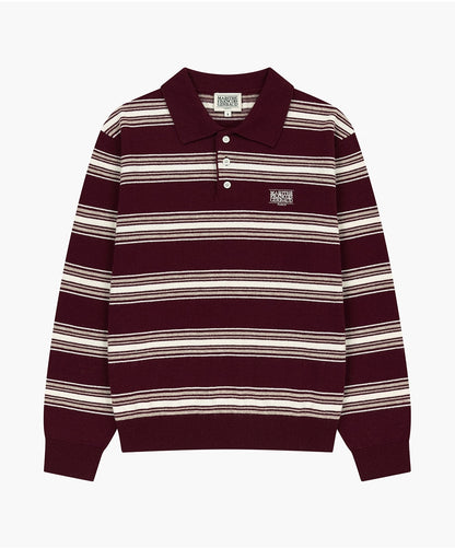 MARITHÉ FRANÇOIS GIRBAUD - Small Classic Logo Multi Stripe Polo Knit