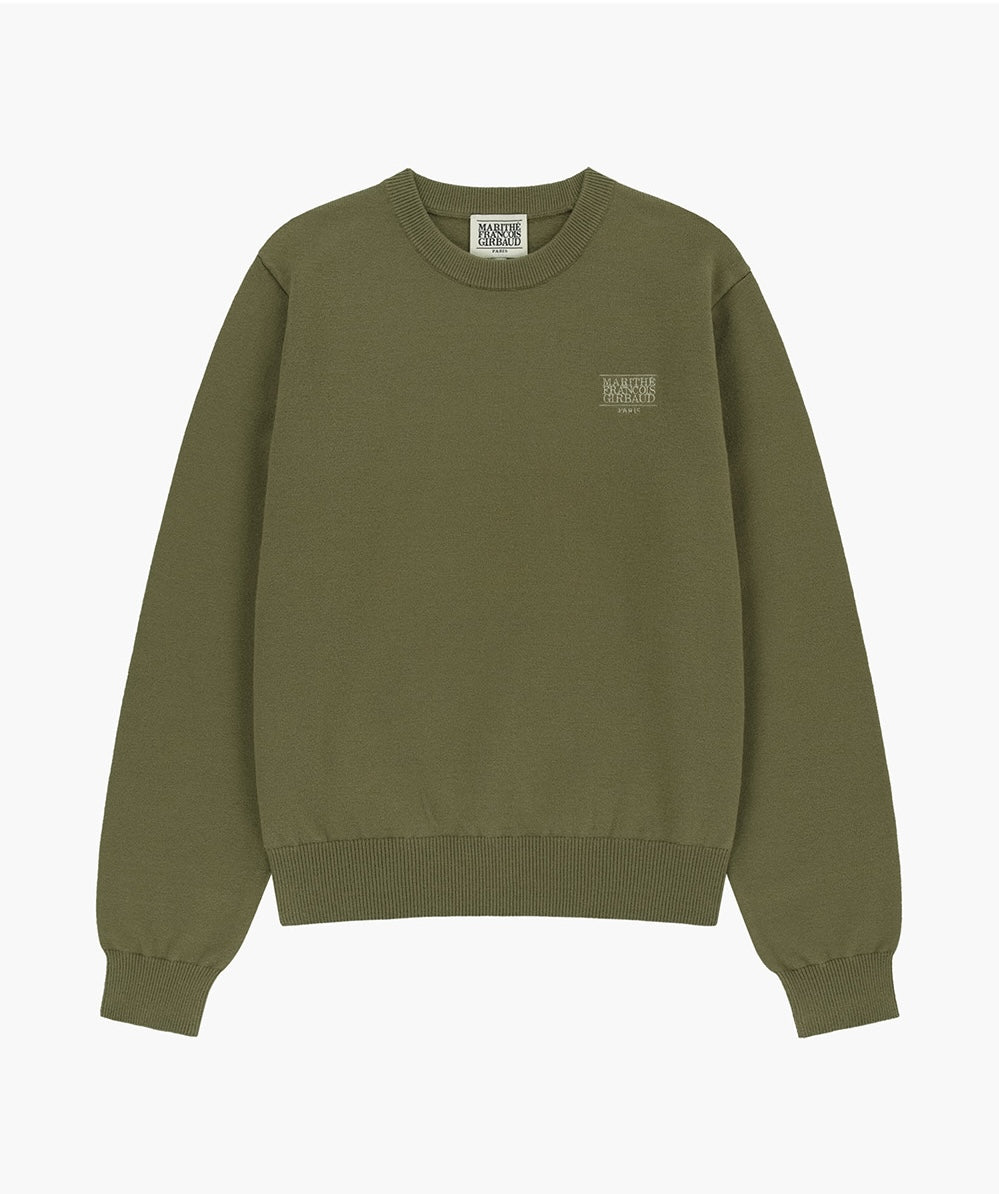 MARITHÉ FRANÇOIS GIRBAUD - Small Classic Logo Knit Pullover
