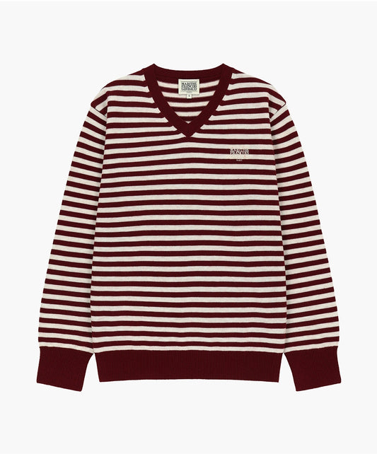 MARITHÉ FRANÇOIS GIRBAUD - Small Classic Logo V-Neck Knit