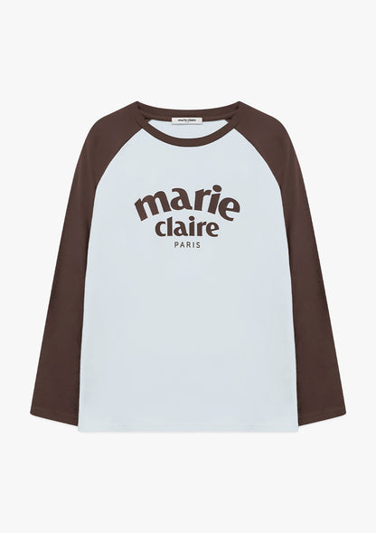 Marie Claire - Arch Logo Raglan Long Sleeve