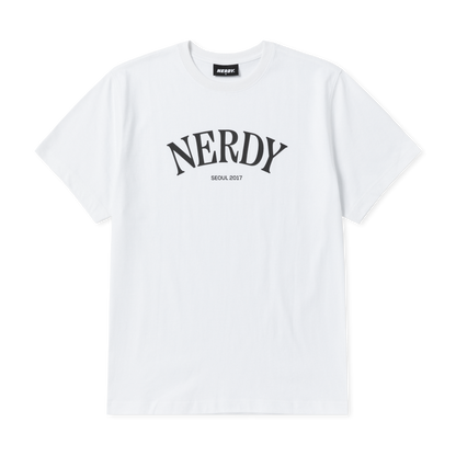 Nerdy - Serif Arch Logo Short Sleeve T-Shirt