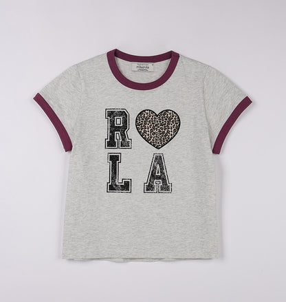 Rolarola - I Love Rola Patchwork Ringer T-Shirt