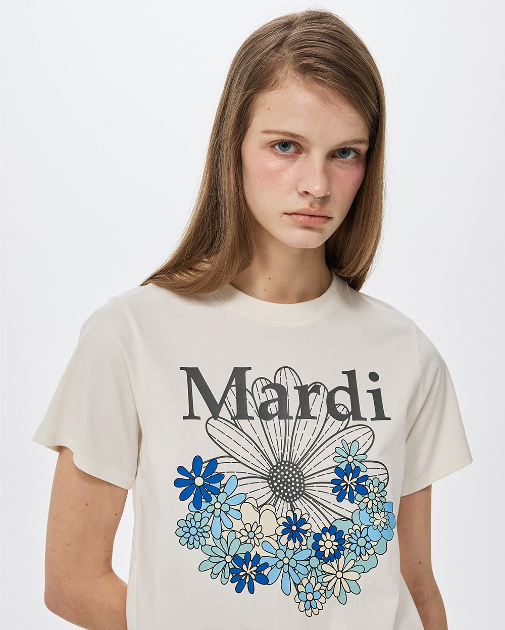 Mardi Mercredi - TShirt Flowermardi Jardin