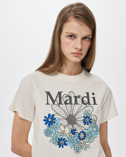 Mardi Mercredi - TShirt Flowermardi Jardin