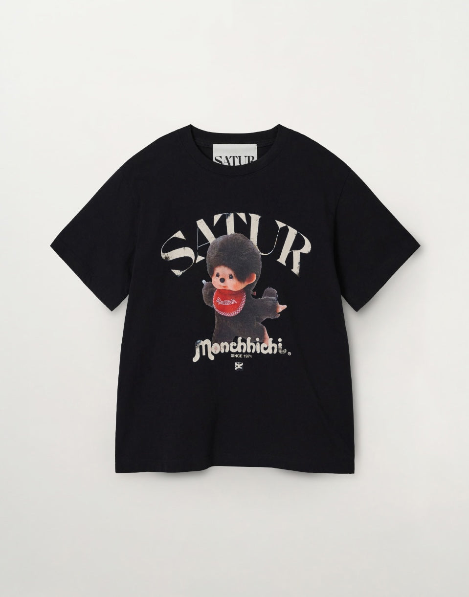 Satur X Monchhichi Arch Logo T-Shirt