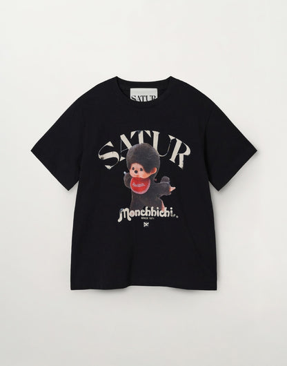 Satur X Monchhichi Arch Logo T-Shirt