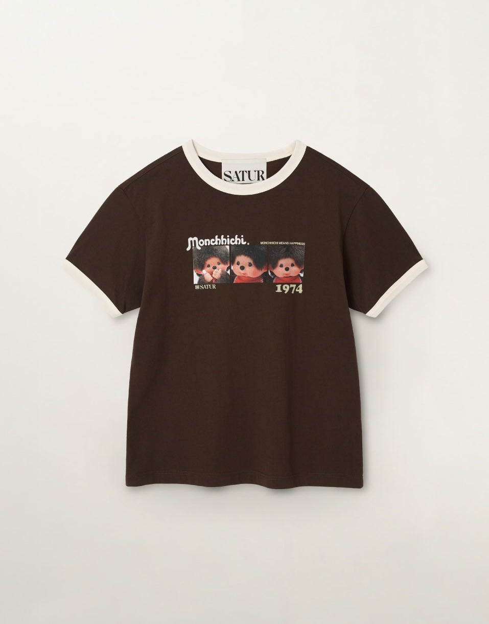 Satur X Monchhichi Ringer T-Shirt