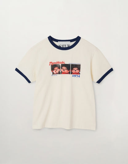 Satur X Monchhichi Ringer T-Shirt