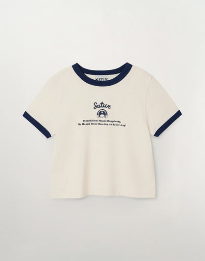 Satur X Monchhichi Ringer T-Shirt